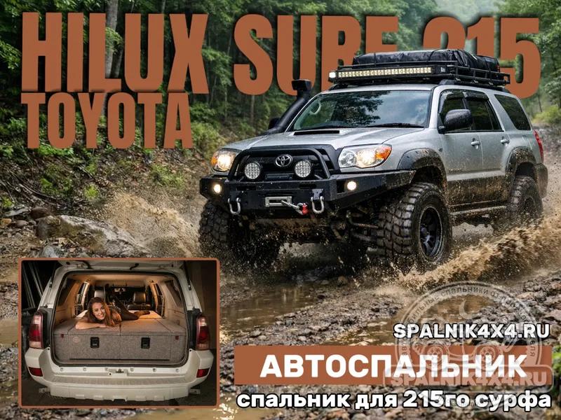 Toyota Surf 215 - Спальник с большими ящиками. Владивосток