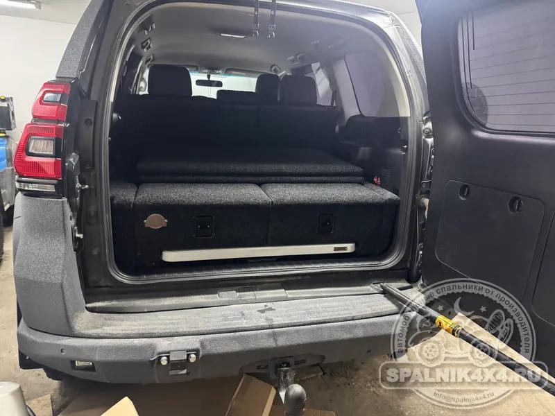 Отзыв заказчика на Toyota Prado 150 - Спальник с большими ящиками и столом из Алдан
